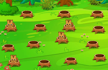 Mole Whacking Interactive Surface Game